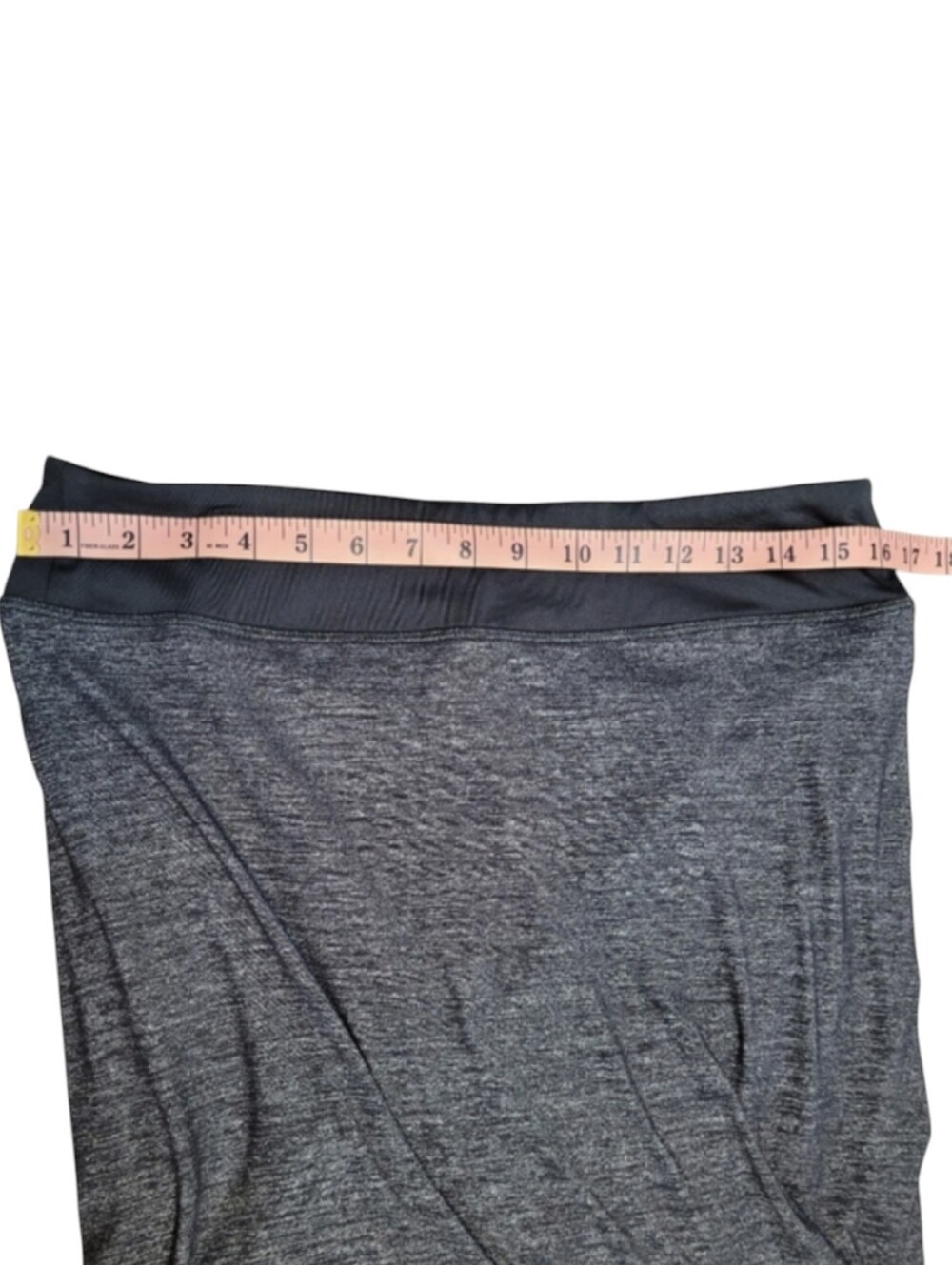 Athleta Twist It Space Dye Bubble Mini Skirt Black Gray Ruched M - Picture 14 of 14